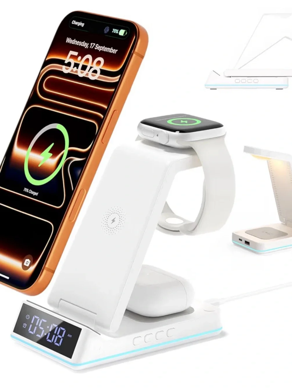 7-in-1 Wireless Charger - White